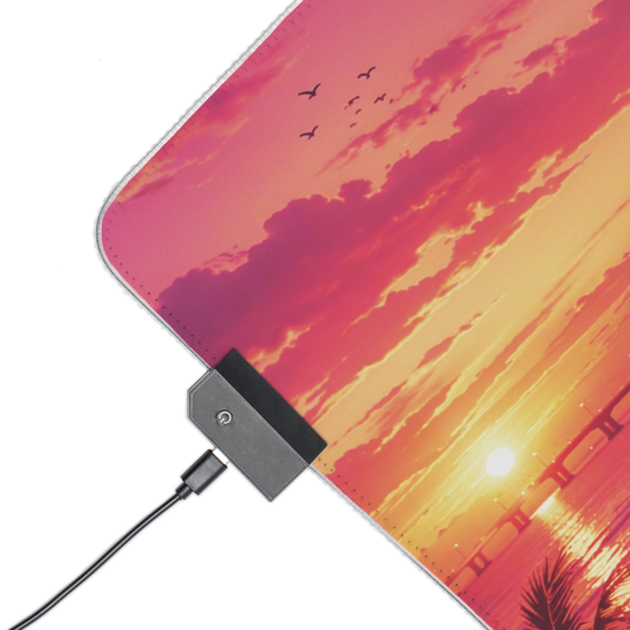 LED Gaming Mouse Pad — Grand Theft Auto Inspired RGB Desk Mat